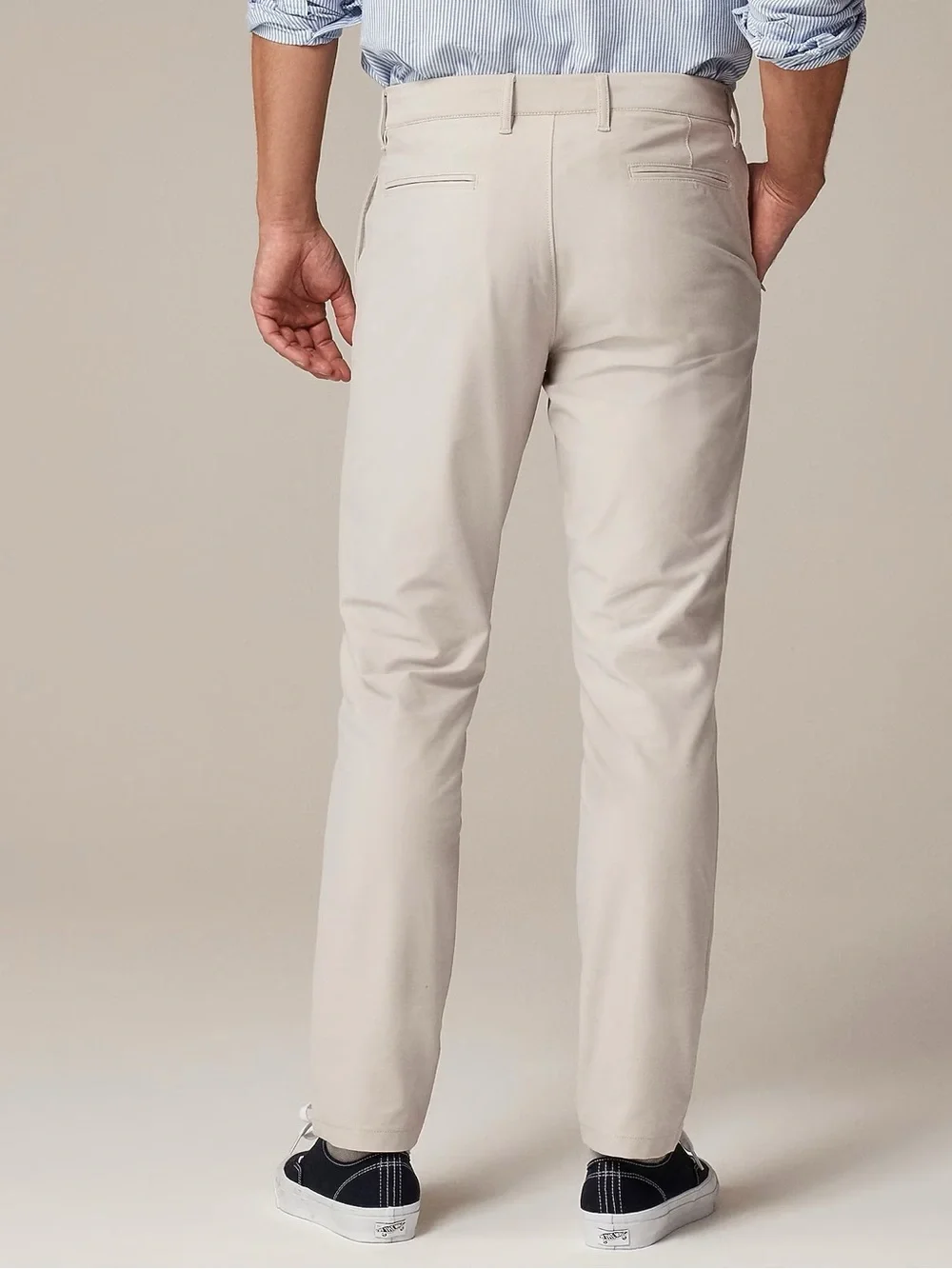 J.CREW 770 Straight-fit tech pant in Ashen Taupe Size 36 NWT $128 CH697